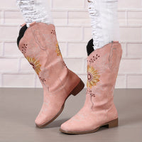 Bottines Santiag Femme Brodées  - Nevada Spirit