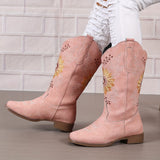 Bottines Santiag Femme Brodées  - Nevada Spirit