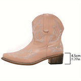 Bottines Santiag Femme  Motif Floral - Sierra Style
