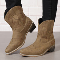 Bottines Santiag Femme  Motif Floral - Sierra Style