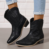 Bottines Santiag Femme  Motif Floral - Sierra Style
