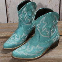 Bottines Santiag Femme  Motif Floral - Sierra Style