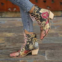 Bottines Santiag Femme Style Vintage - Dune Sauvage