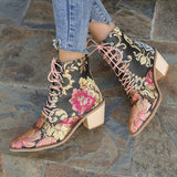 Bottines Santiag Femme Style Vintage - Dune Sauvage