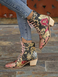Bottines Santiag Femme Style Vintage - Dune Sauvage