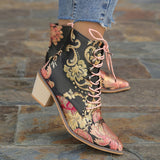Bottines Santiag Femme Style Vintage - Dune Sauvage