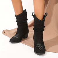 Bottines Santiag Femme Stylées - Texan Glam 37.5 / Noir