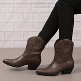 Bottines Santiag Femme  Western - Cactus Trail