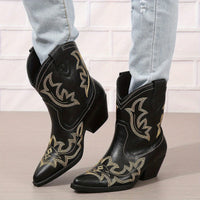 Bottines Santiag Femme  Western - Cactus Trail Noir / 35.5